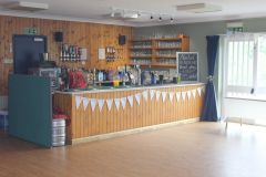 The bar ready for action