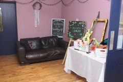 A welcome space in the foyer