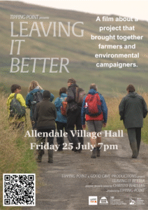 Tipping Point film 'Leaving it Better'  (set up 6.30, doors open 7, bar open) @ Main Hall, Small Hall and bar