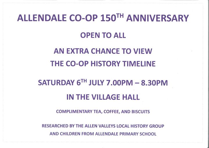 An extra chance to view the Coop history timeline @ Main Hall, Small Hall,Kitchen